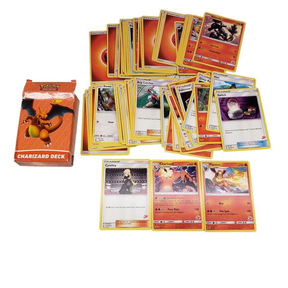 Pokemon Charizard Deck Ready to Play 60 Card Starter Deck Includes Charizard GX - Picture 8 of 8